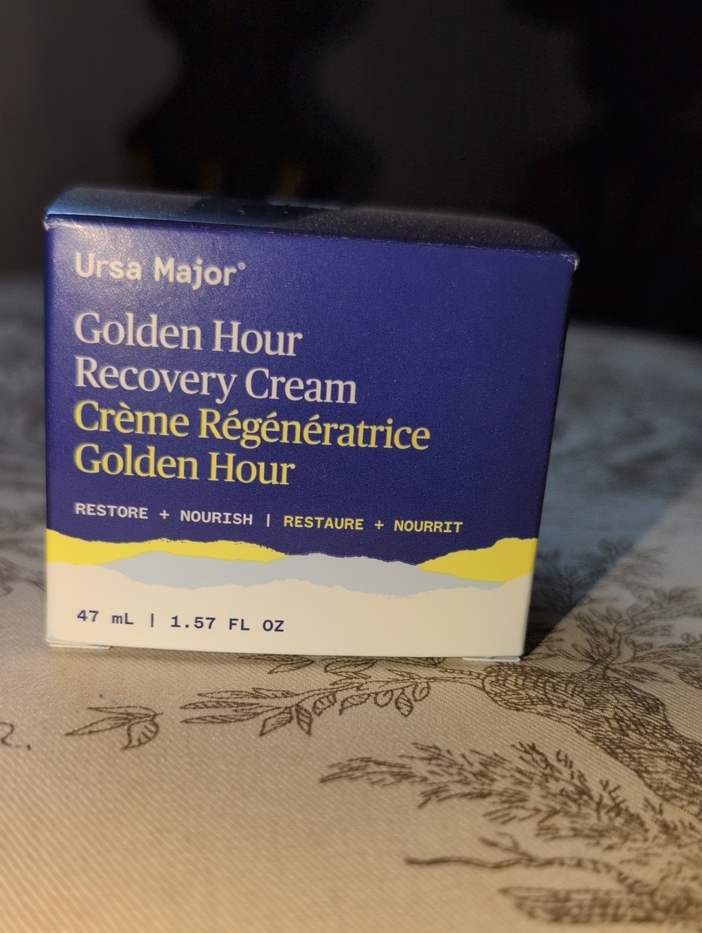 Golden Hour Recovery Cream — Blue & Yellow
